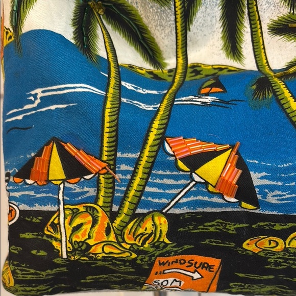 Tropical Bagpacks Beach Bag Palm trees and Ocean - Picture 2 of 7